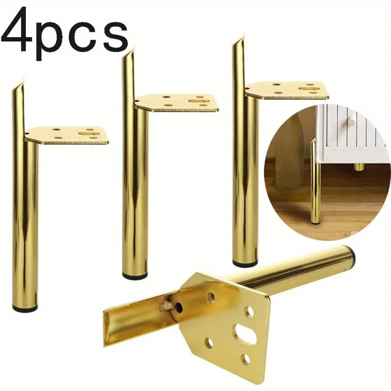 4 stücke Möbel Beine montiert Stil Möbel DIY Ersatz Füße Couch tisch Füße Metall Möbel Bein für Sofa Schrank Seite