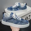 Retro Männer Leinwand Schuhe Denim Männer Casual Schuhe Mode Bequeme Turnschuhe Im Freien Vielseitig Klassische Bord Schuhe Große Größe 39-48