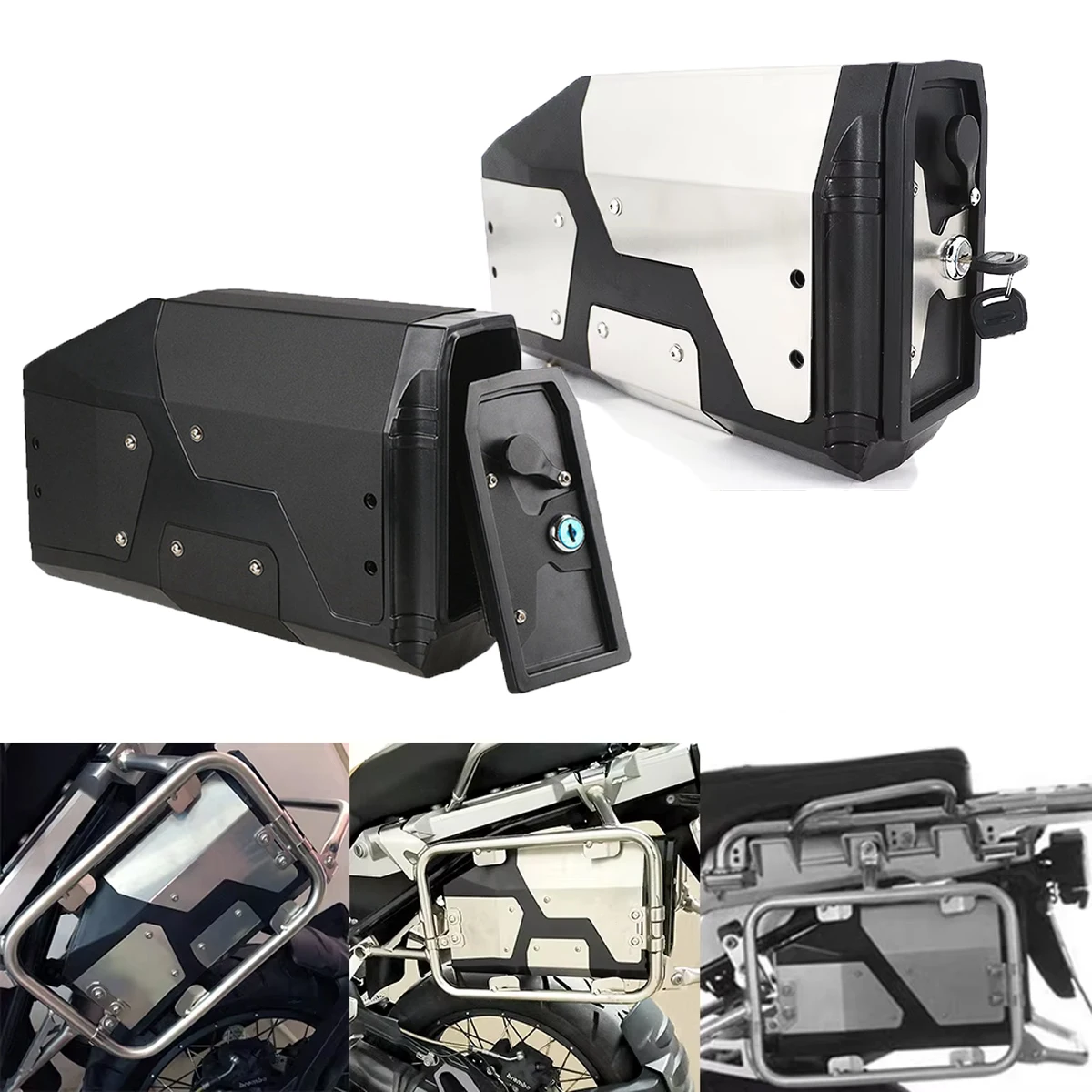 Motorrad 4,2 L Werkzeug Box Für BMW R1250GS R1200GS LC/ADV R1200/R1250 GS F750GS F850GS F800GS GS1200/GS1250 Werkzeugkasten Zubehör Image