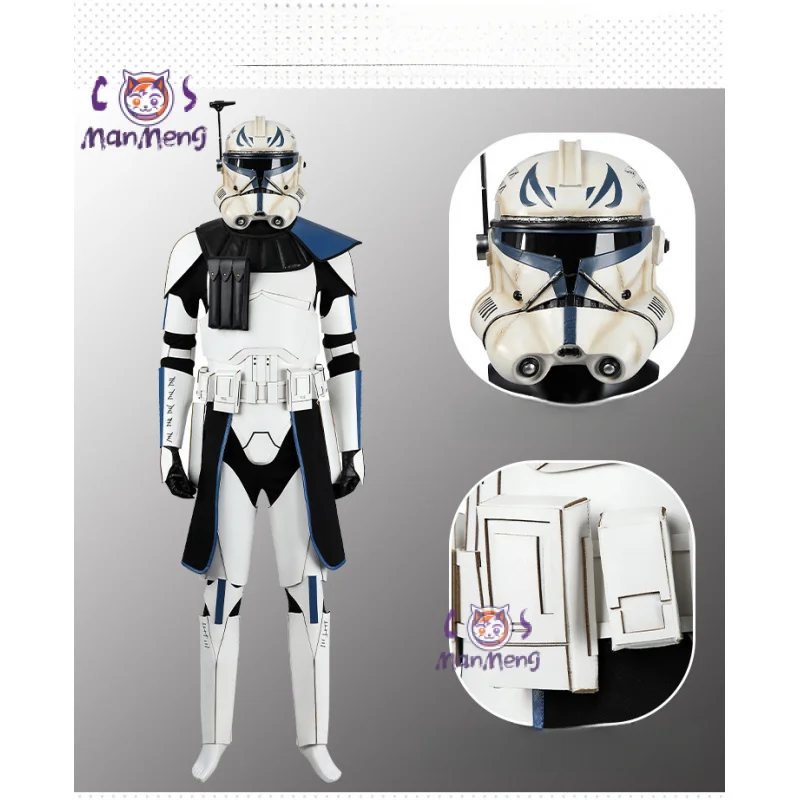 Captain Rex CT-7567 Filmstar Cosplay Kostüm Helm Schuhe Handschuhe Gürteltasche Requisite Set Halloween Männer Frauen Fantasie Neue Uniform Image