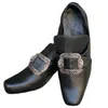 Männer viktorianische Vintage Schuhe 18. mittelalterliche Renaissance Cosplay Gehrock Schuhe edle Heels Mary Antoinette Halloween Kostüm Requisiten