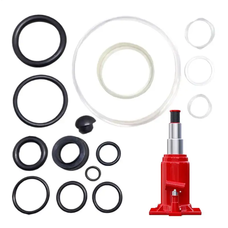 15pcs Floor Jack O Ring seal kit Horizontal Jack oil seal complete repair kit oil seal ring for Jack accessories for Car Repair