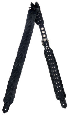 Jodi Head Guitar Straps Coney Island Black / Black