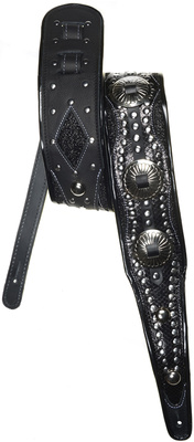 Jodi Head Guitar Straps RJ Cash Black / Black Diamond