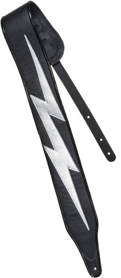 Jodi Head Guitar Straps Big Bolt Black Silver
