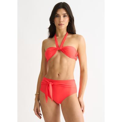 Orangefarbenes Bikini-Unterteil mit hoher Taille Image
