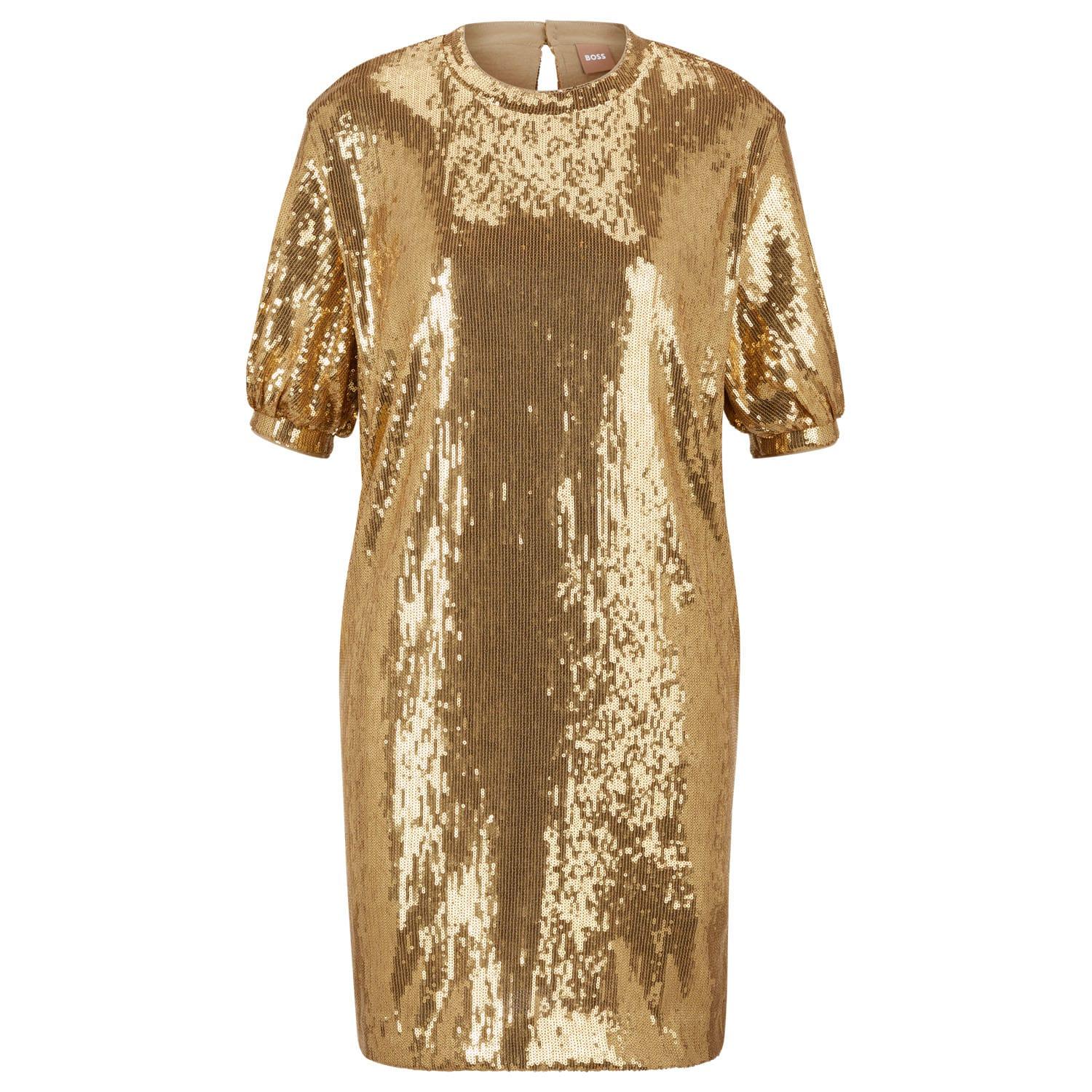 Boss - Kleid für Damen (Gold) EU 38 / UK 10