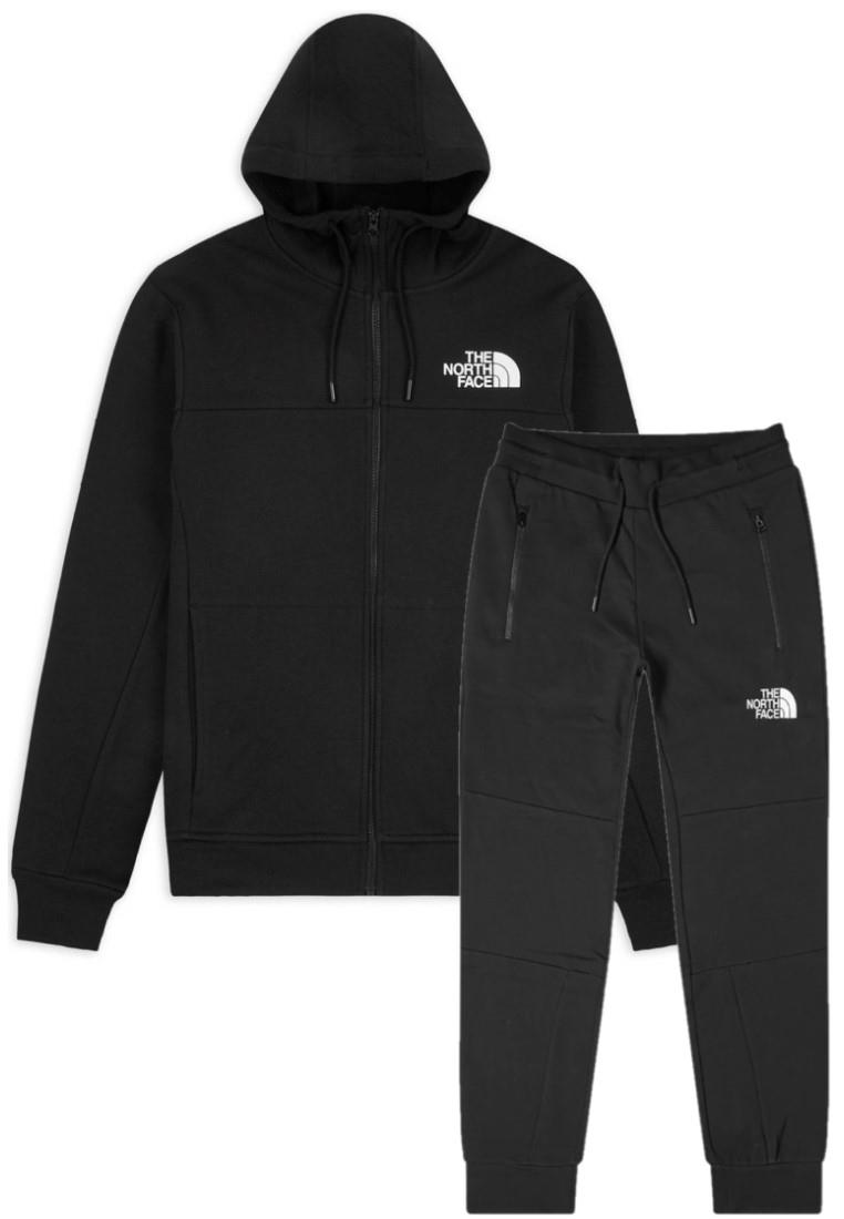 The North Face Mens Himalayan Zip Up Trainingsanzug in schwarz