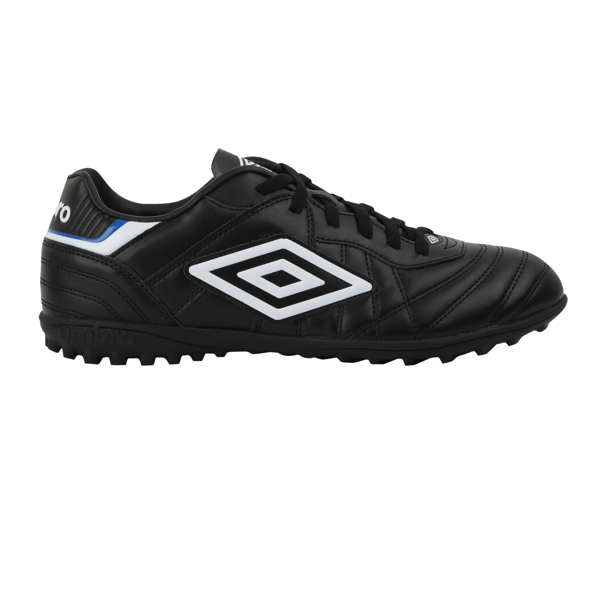 Umbro - Herren Fußball-Stiefel "Speciali Eternal Club Tf", Leder (Schwarz/Weiß/Königsblau)