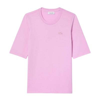 Lacoste - T-Shirt Weich für Damen 3/4 Ärmel (Pink) Image