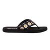 Rocket Dog - Damen Flipflops "Adios", Gänseblümchen (Schwarz)