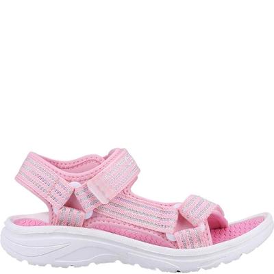 Cotswold - Kinder Sandalen "Bodiam", recyceltes Material (Pink/Weiß) Image