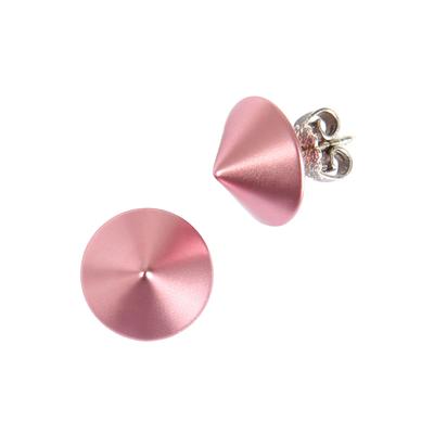 DeMarie Ohrstecker Metall eloxiertes Aluminium Matt/Glanz Rosa Image