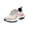 Sneaker STEVE MADDEN "STEVE MADDEN Sneaker Lederimitat/Textil", Damen, Gr. 38, rot (grau, rot), Lederimitat, Textil, casual, Schuhe