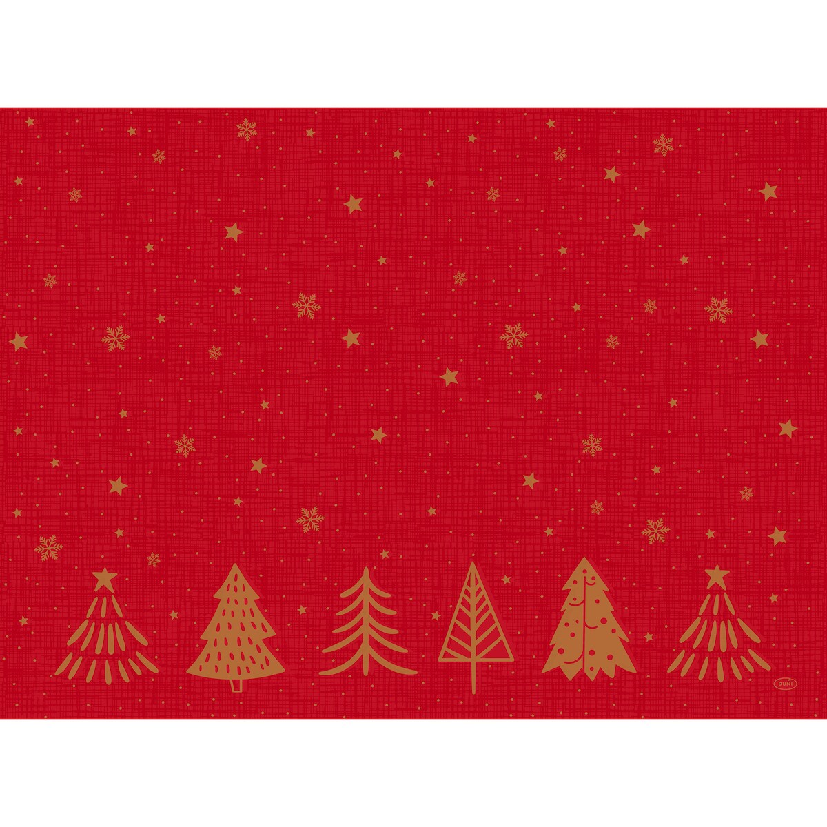 Duni Bio Dunicel®-Tischset 30 x 40 cm Shimmer Trees, 500 Stk/Krt (5 x 100 Stk) Image