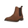 Stiefel CLARKS "Jaxen Easy", Kinder, Gr. 44, braun, klassisch, Schuhe, mit smartem elastischem Einstieg