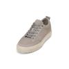 Schlupfboots MARC O'POLO "aus edlem Rindleder", Damen, Gr. 42, grau (mid grau), Obermaterial: 100% Leder (Rind), unifarben, Schuhe