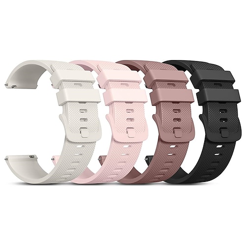 4 pezzi Cinturino per orologio per Garmin Samsung Galaxy Huawei Watch 3 Pro, Watch 2 Classic, Watch GT 3 Pro / 2 Pro / 2e / Runner / Active / 42mm / 46mm, Honor Magnic 2 GS 3i GTS 4,4mini