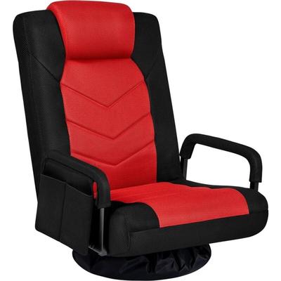 Yaheetech Bodenstuhl 360° Drehbar, Bodensessel 6-stufig Verstellbar, Klappbarer Boden Gaming Stuhl Image