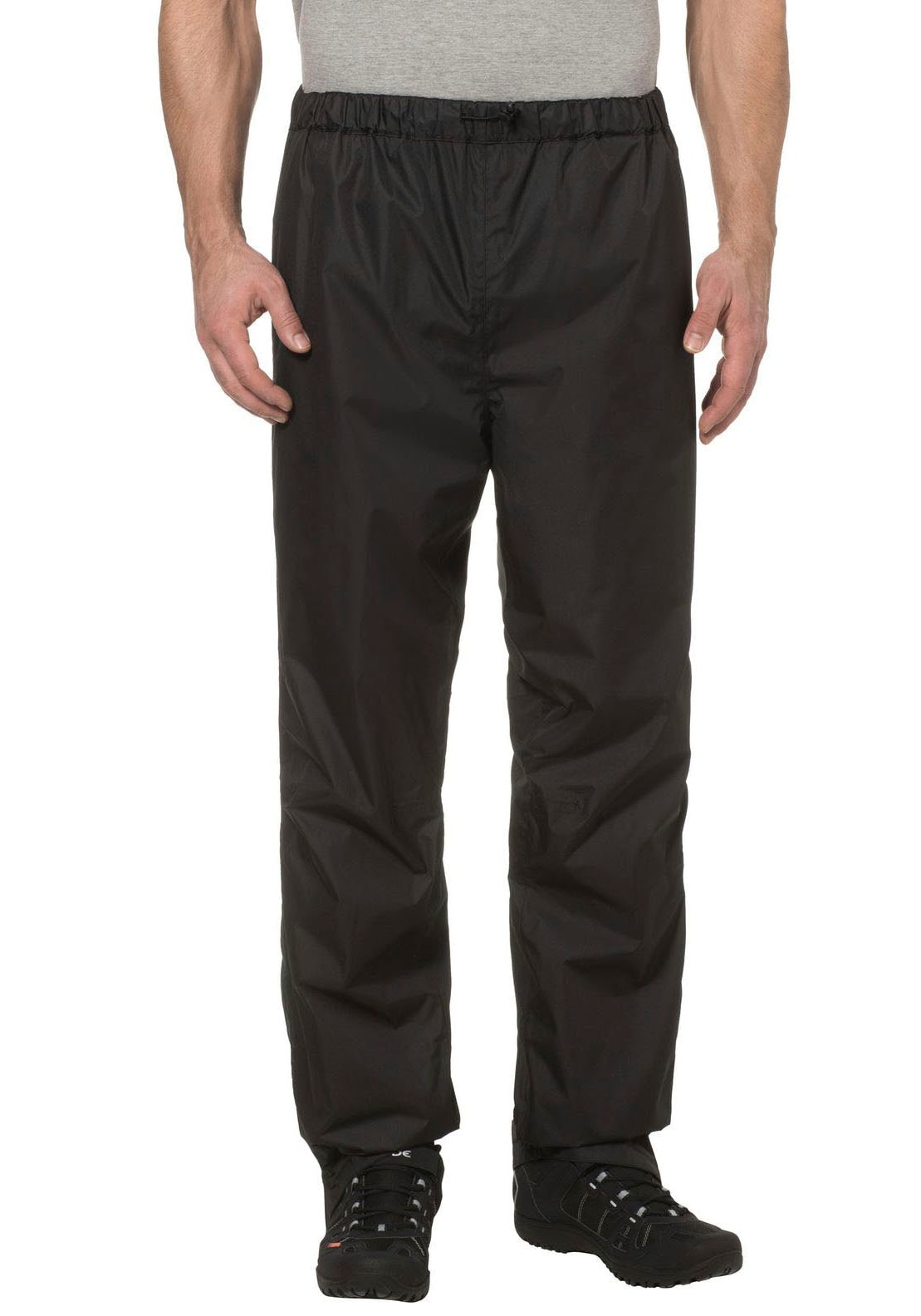 Fahrradhose VAUDE "MEN'S FLUID PANTS II", Gr. 4XL, N-Gr, schwarz, Obermaterial: 100% Polyester, Hosen Image