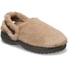 Clog CROCS "Classic Unfurgettable Clog", Damen, Gr. 41, hellbraun, milk chocolate, Croslite, Textil, Fellimitat, casual, Schuhe, mit Fersenriemen