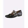 Ballerina HEINE, Damen, Gr. 41, schwarz, Leder, Glattleder, Lackleder, Lackleder, modisch, Schuhe
