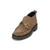 Loafer MARC O'POLO "aus Veloursleder", Damen, Gr. 42, grau (schwarz taupe), Obermaterial: 100% Leder (Rind), unifarben, Schuhe