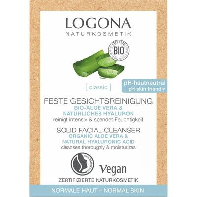 Logona Classic Feste feuchtigkeitsspendende Gesichtsreinigung Bio-Aloe Vera & natürlichem Hyaluron Gesichtscreme 60 g Image