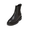 Chelseaboots MARC O'POLO "aus edlem Rindleder", Damen, Gr. 42, schwarz, Obermaterial: 100% Leder (Rind), unifarben, Schuhe