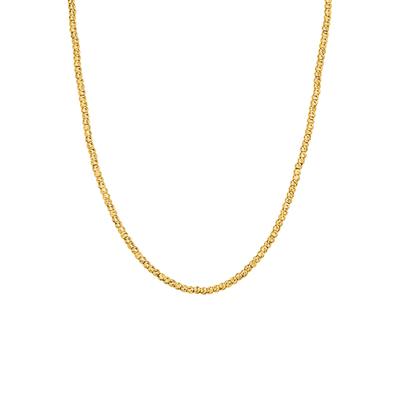 Gliederkette LADY, silber (silber vergoldet 925), Halsketten, Damen, 45, Silber 925 (Sterlingsilber), L: 45cm Image