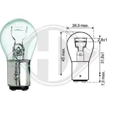 DIEDERICHS Glühlampe, Blink-/Begrenzungsleuchte LID10056 Image