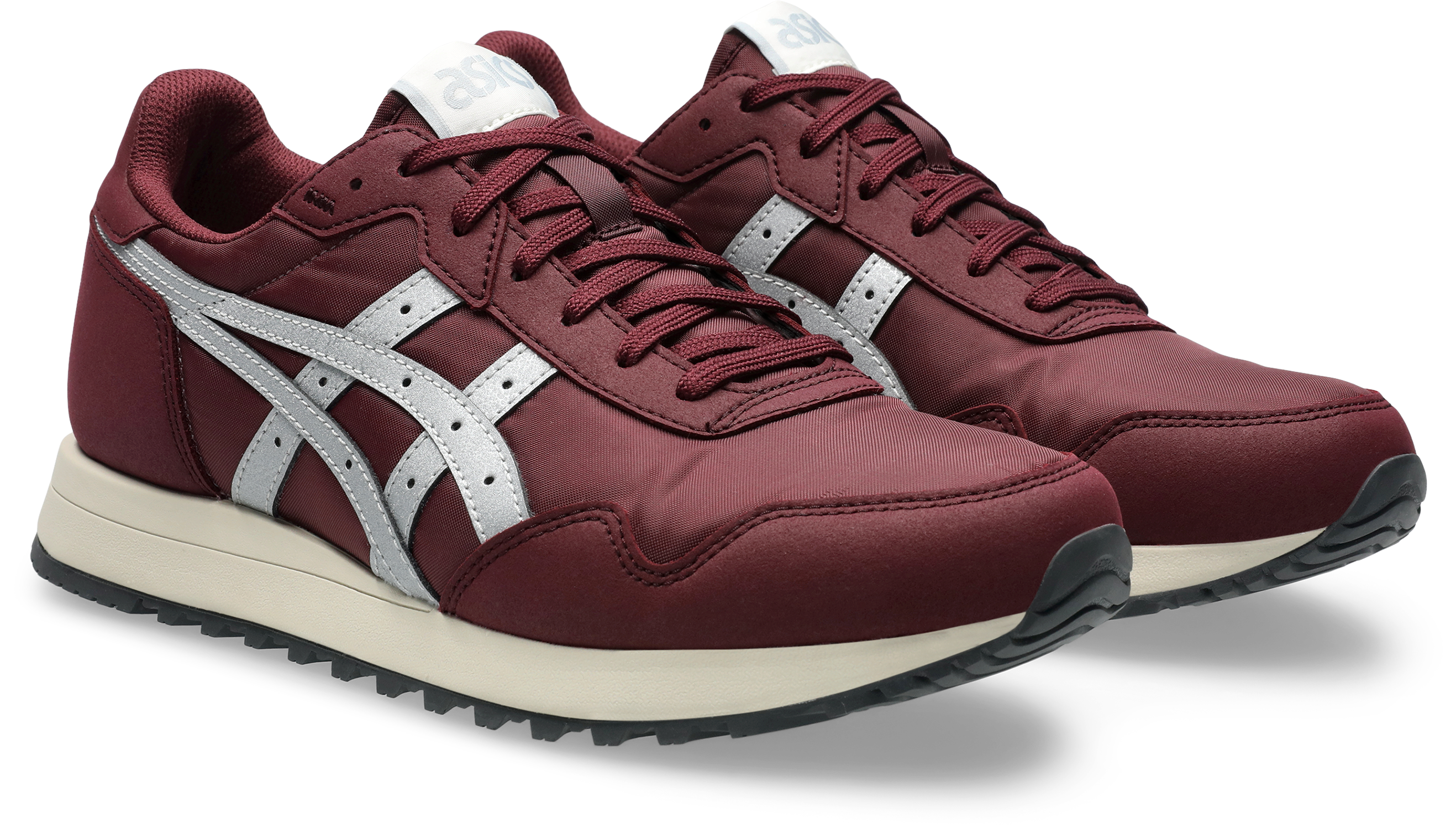 Sneaker ASICS SPORTSTYLE "TIGER RUNNER II", Gr. 43,5, port royal, pure silber, Synthetik, Schuhe