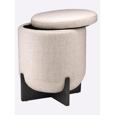 Hocker HEINE HOME, grau (taupe), B:39cm H:48cm T:39cm, Hocker Image