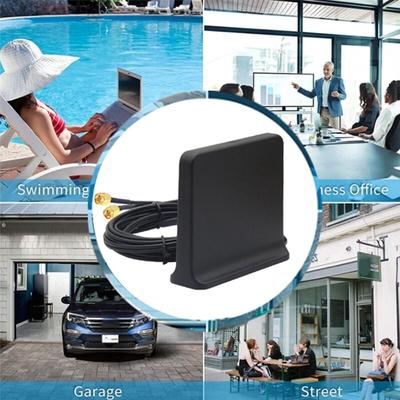 Signal Boost 5G 4G lte 3G gsm Mimo Antenne High Gain 12Dbi 600-6000 MHz Externe Omni-WiFi-Antenne Image