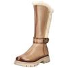 Stiefel BAGATT "BAGATT Stiefel Leder/Textil", Damen, Gr. 38, taupe, beige, Leder, Textil, casual, Schuhe