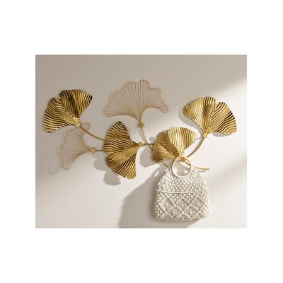 Garderobenhalter HEINE HOME, gold (goldfarben), B:120cm H:60cm T:3,5cm, Metall, Garderobenhalter Image