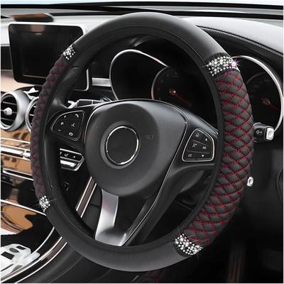 Linghhang - 37–38 cm Universal-Lenkradbezug fürs Auto, Auto-Lenkradbezug ohne Innenring, besticktes