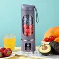 Nuovo mini spremiagrumi elettrico per uso domestico con motore potente, capacità 450 ml, display digitale, contenitore per succo