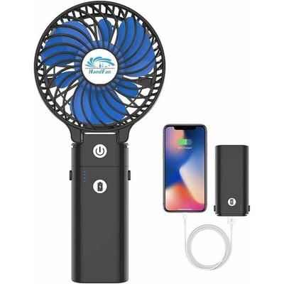 Rotational-HandFan, 5200 mAh, wiederaufladbarer tragbarer Handventilator, batteriebetrieben, Image