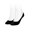 Füßlinge TOMMY HILFIGER "TH WOMEN FOOTIE INVISIBLE 2P", Damen, Gr. 35-38, schwarz, Baumwollmischung, Polyamid, Elasthan, unifarben, elastisch, Socken, mit flacher Zehennaht