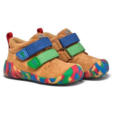 Affenzahn - Kid's Lauflerner Übergangsschuh Leder Talky - Barfußschuhe 21 | EU 21 beige Image