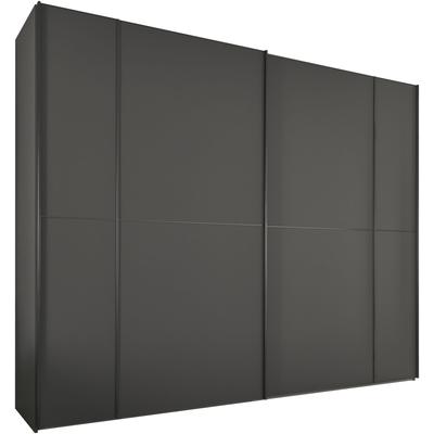 Schwebetürenschrank STAUD "Sonett 200 G, Made in Germany", grau (vulkan), B:249cm H:222cm T:68cm, Holzwerkstoff, Schränke, mit vier verschiedenen Ausstattungsvarianten Image