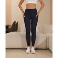 leggings aderenti elasticizzati a vita alta, spessi e foderati in pile invernale da donna, per abbigliamento esterno, pantaloni attillati