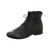 Schnürstiefelette THINK "Think Stiefelette Nappaleder", Damen, Gr. 42, schwarz, Nappaleder, casual, Schuhe