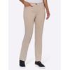 Dehnbund-Jeans COSMA, Damen, Gr. 50, Normalgrößen, weiß (berber), 76% Baumwolle, 22% Polyester, 2% Elasthan, unifarben, lang, Jeans