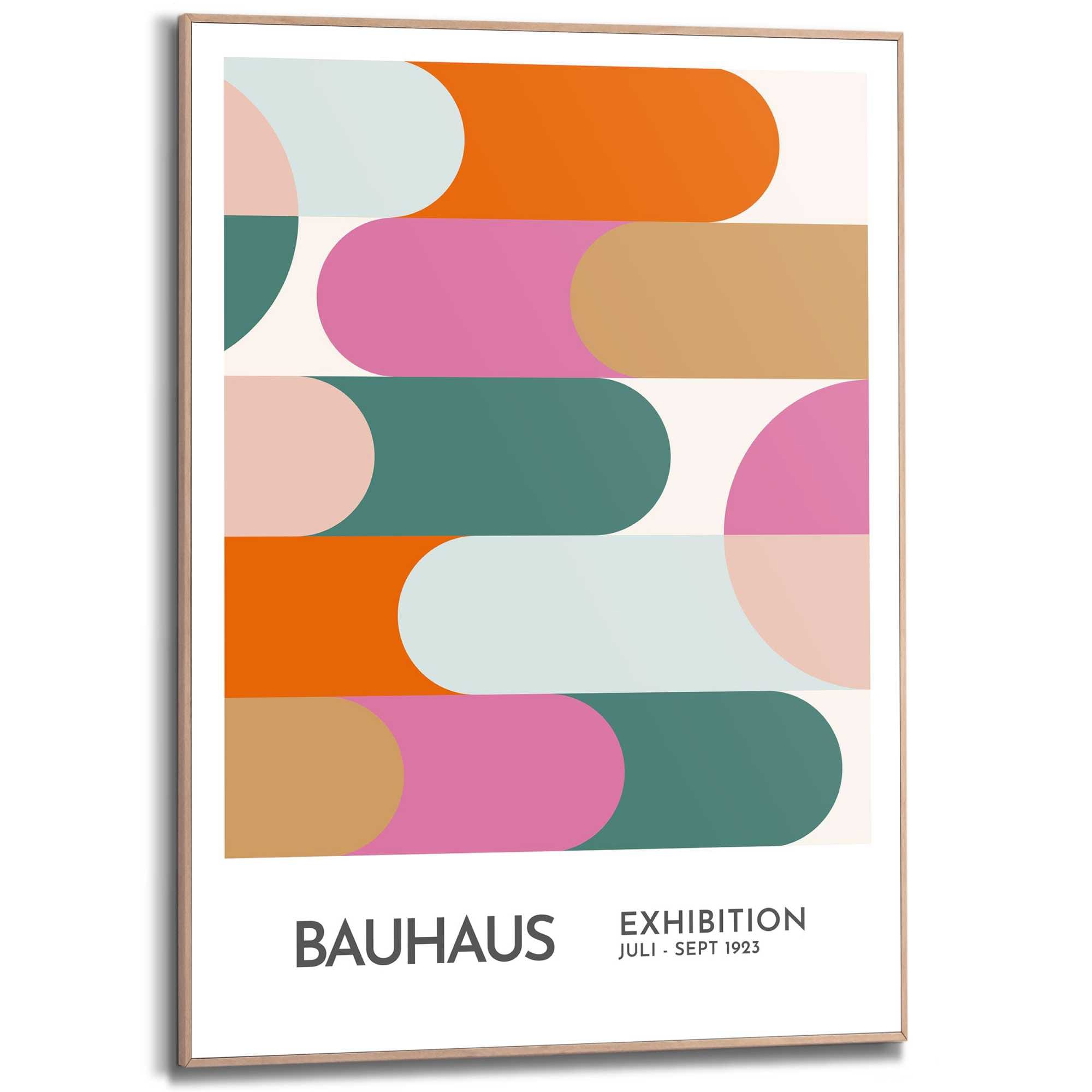 Poster REINDERS "Bauhaus Style", bunt (farbe bild(er): mehrfarbig), B:50cm H:70cm T:2,2cm, Bilder, Wohnzimmer - Exhibition - Mehrfarbig - MDF - Kunst - 50x70 cm Image