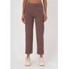 Cordhose FRESHLIONS "Eliana", Damen, Gr. XL, EURO-Größen, braun, 98% Baumwolle, 2% Elasthan, unifarben, casual, Hosen, im klassischen Design