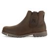 Chelseaboots PIUS GABOR, Herren, Gr. 9 (43), braun (mocca), Leder, Elastischer Einsatz, klassisch, Schuhe Chelseaboots, in Weite G (weit)