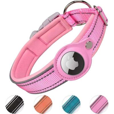 Odipie - niemals verwendet] Gepolstertes Hundehalsband für AirTag, reflektierendes Hundehalsband Image