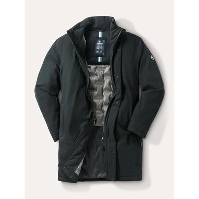 Walbusch Herren Aquastop Daunen Hybrid Jacke Schwarz Image